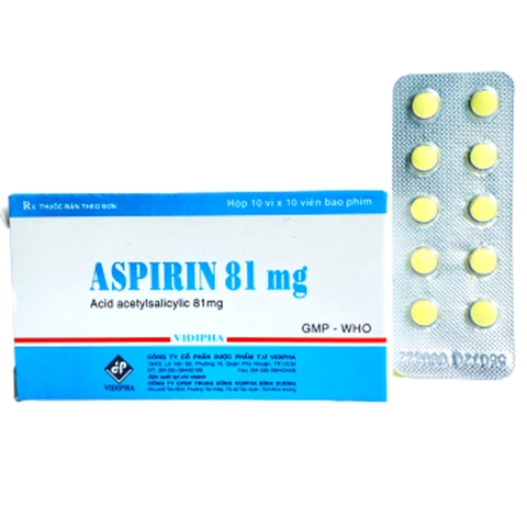 Thuốc ASPIRIN 81mg: Thông Tin, Công Dụng Ngừa Đột Quỵ & Lưu Ý Quan Trọng