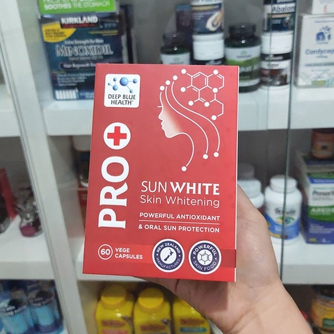 Viên uống Chống Nắng Trắng Da - Deep Blue Health - Pro Sun White Skin Whitening 60 Viên