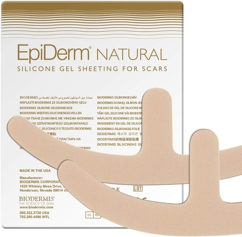 Miếng Dán Sẹo Silicon Epiderm Natural - 01 Miếng