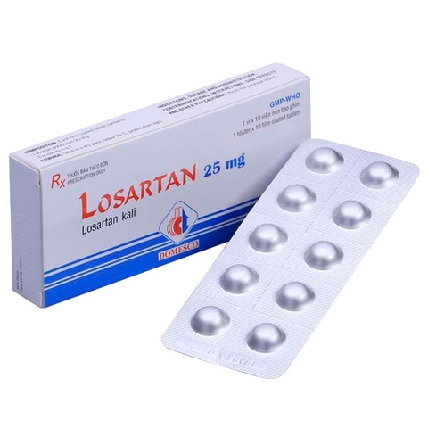 Thuốc Losartan 25mg: Thông Tin, Công Dụng Điều Trị Tăng Huyết Áp & Lưu Ý