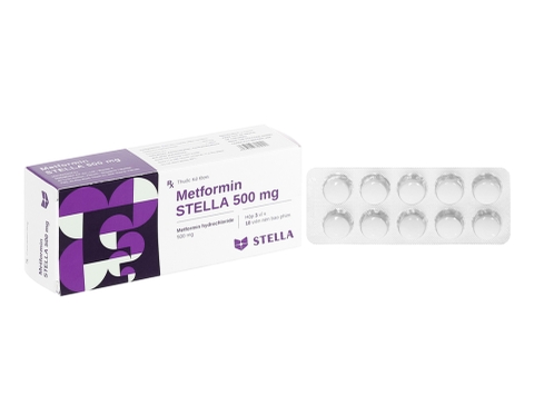 Thuốc Metformin Stella 500mg: Thông Tin, Công Dụng Điều Trị Đái Tháo Đường & Lưu Ý