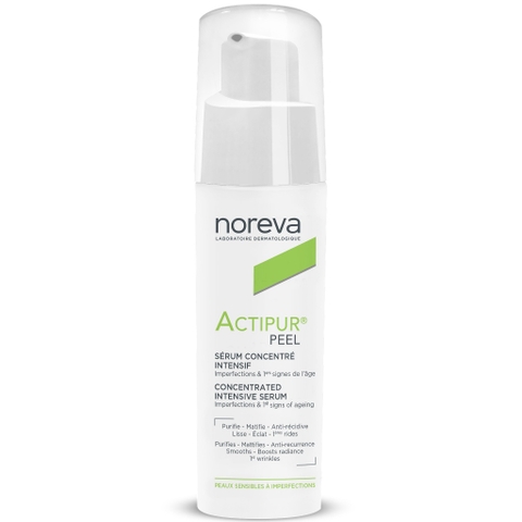 Serum giảm mụn, kiềm dầu, chống lão hoá da - Noreva Actipur Peel Concentrated Intensive Serum 30ml