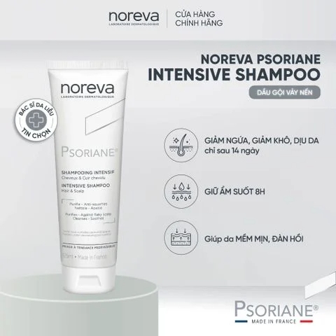 Dầu Gội Sạch Gàu Noreva Psoriane Intensive Shampoo 125ml