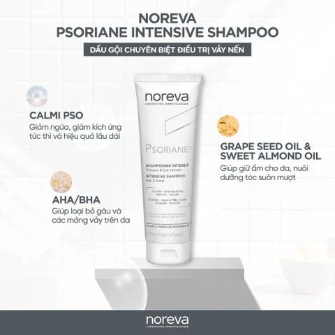 Dầu Gội Sạch Gàu Noreva Psoriane Intensive Shampoo 125ml