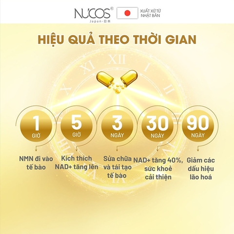 Viên Uống Chống Lão Hóa Nucos NMN 60 Viên
