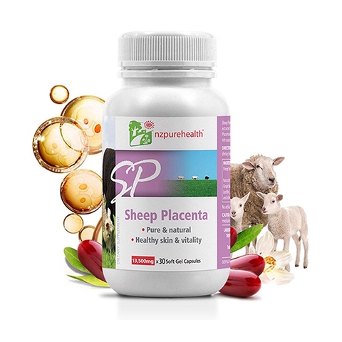 Viên Uống Nhau Thai Cừu NZPureHealth Sheep Placenta 30 Viên