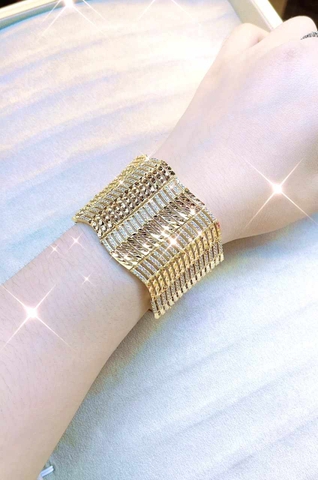 Lắc Tay Xi Đính Đá Cao Cấp