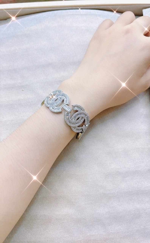 Lắc Tay Xi Đính Đá Cao Cấp