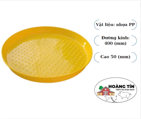 Máng ăn cho gà vịt con dạng khay