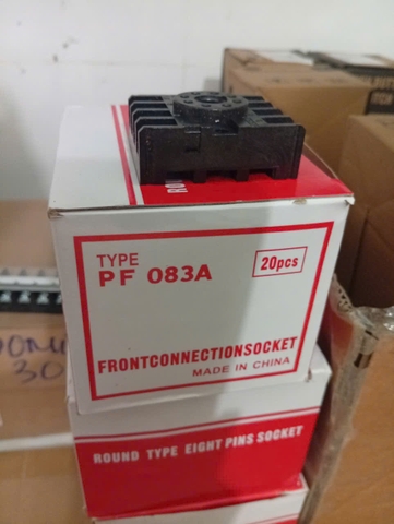 Đế Relay Trung Gian 8 Chân Tròn PF083A – Giải Pháp Kết Nối An Toàn Cho Tủ Điều Khiển Trang Trại