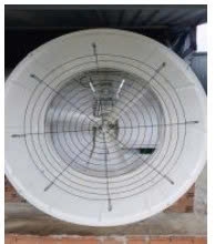 QUẠT HÚT VỎ COMPOSITE 146, CÁNH NHÔM ĐÚC, KHUNG ĐỠ INOX,  Motor Enatech, CÓ LOA