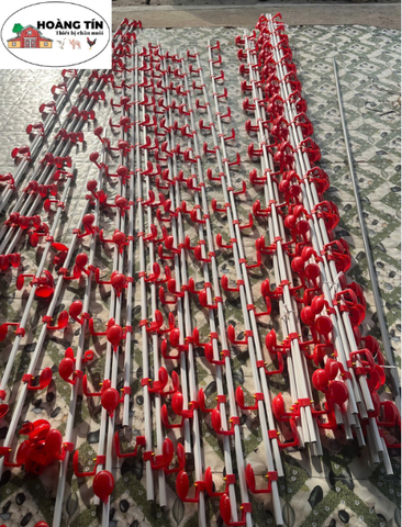 Ống nước vuông 22 x 22 mm, 13 lỗ Nhựa PVC trắng Dài 4 mGU 01 -2