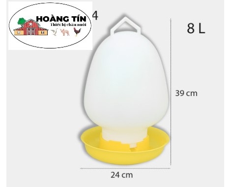 Bình uống xách tay 8L, BÌNH UỐNG CHO GÀ LOẠI TO