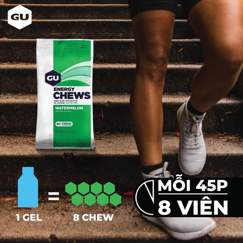 Kẹo Dẻo Bổ Sung Năng Lượng GU Energy Chews