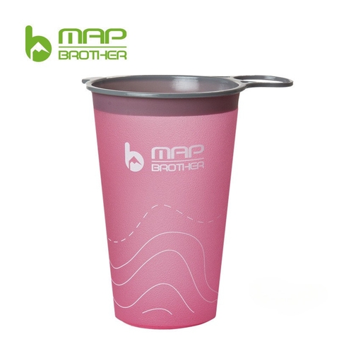 Cốc nước mềm 200ml Map Brother