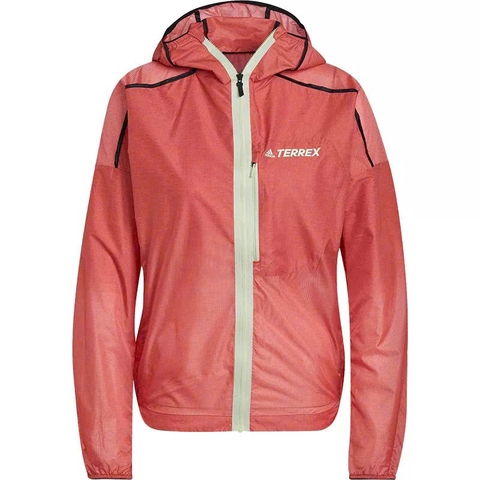 Áo khoác chạy trail Nữ Adidas Terrex H11745 - Màu Cam