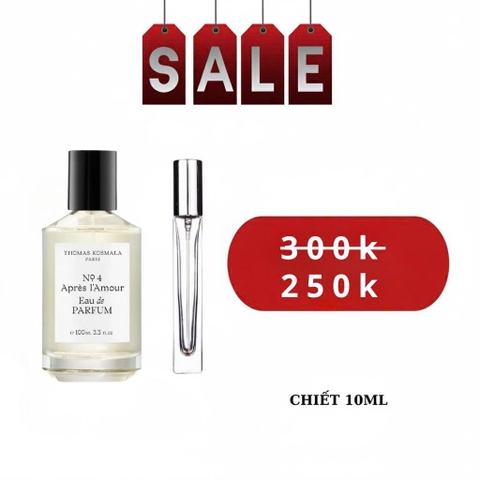 Nước hoa Unisex Thomas Kosmala No 4 Après l’Amour EDP Chiết 10ml