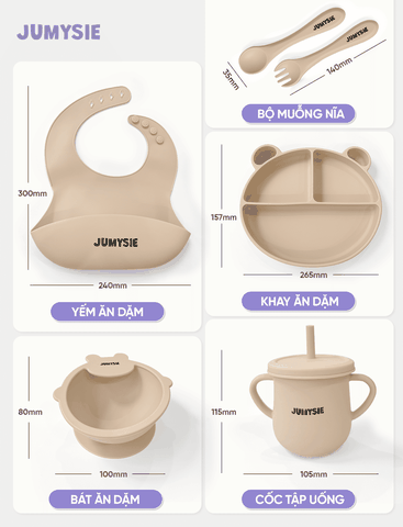 Set ăn dặm 6 món Jumysie