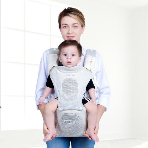 Địu Ngồi Em Bé Jumysie F8: Gấp Gọn, Thoải Mái 5-36T