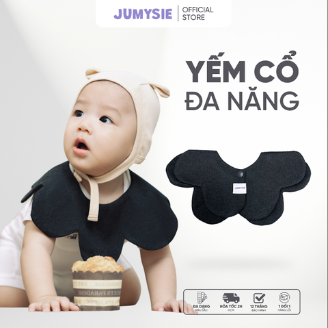 Yếm Cổ Tròn Jumysie - Chất vải cotton mềm mịn