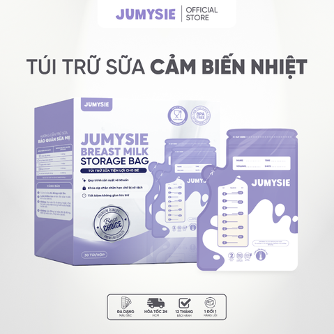 [Mới] Túi Trữ Sữa Cảm Biến Nhiệt Jumysie 240ml