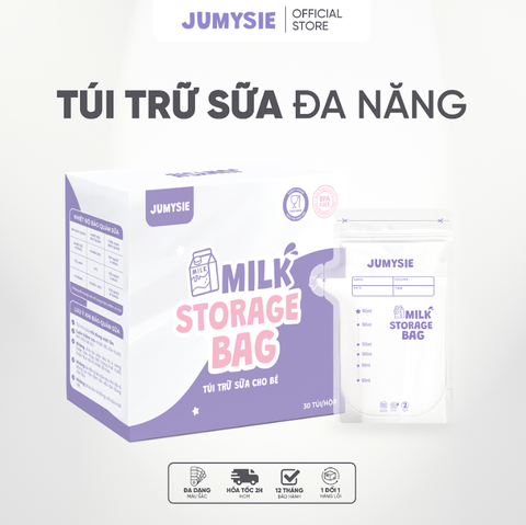 Túi trữ sữa 180ml/250ml Jumysie - Bảo quản sữa mẹ an toàn