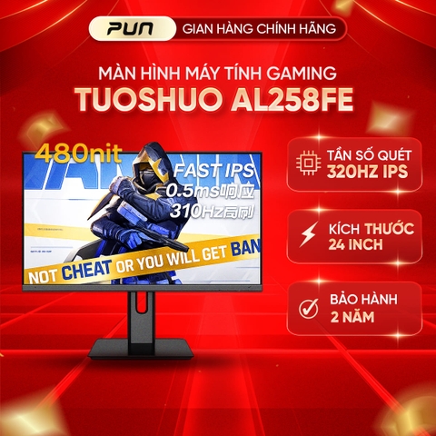 Màn Hình Gaming Tuoshuo AL258FE – 25 Inch FAST-IPS | Full HD | 320hz| HDR400