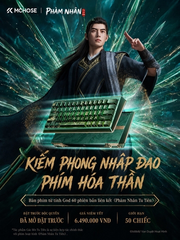 MCHOSE GOD 60 × Phàm Nhân Tu Tiên – Bàn phím từ tính bản giới hạn