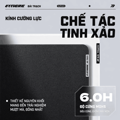 Pad Kính Gaming Bythere TGF1 FPS Esports – Kính Cường Lực Siêu Mượt, Tối Ưu Valorant CS2 Apex