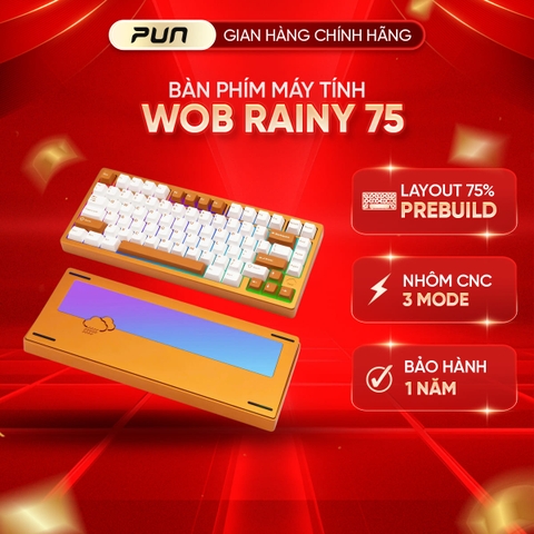 Hàng Chính Hãng Rainy 75 – Bàn phím cơ custom Rainy 75
