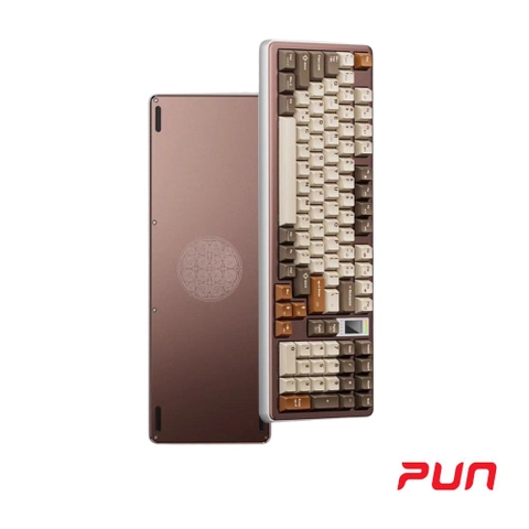 Bàn Phím Cơ Ajazz AC100 – Nhôm CNC 6063, Màn Hình LCD, 3 Mode Cao Cấp