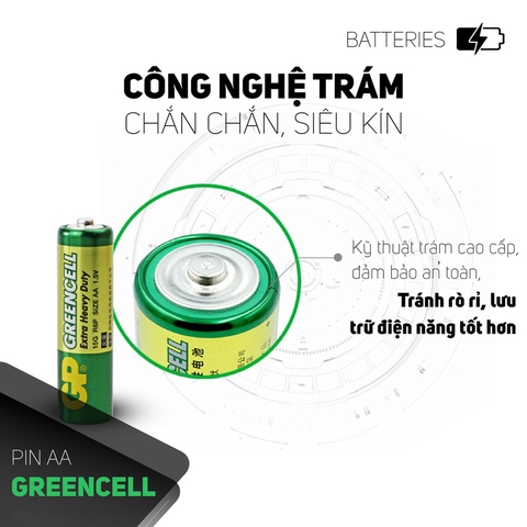 Pin tiểu Greencell AA GP15G