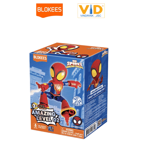 Đồ chơi mô hình Blokees Marvel - Spidey and Friends Amazing Level 02