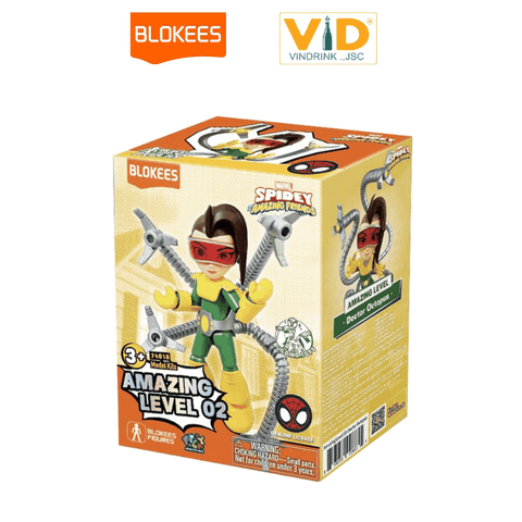 Đồ chơi mô hình Blokees Marvel - Spidey and Friends Amazing Level 02