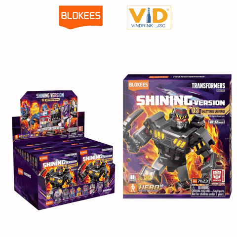 Đồ chơi lắp ghép mô hình Blokees 71123 - Transformers Shining Version 03 Shattered Universe