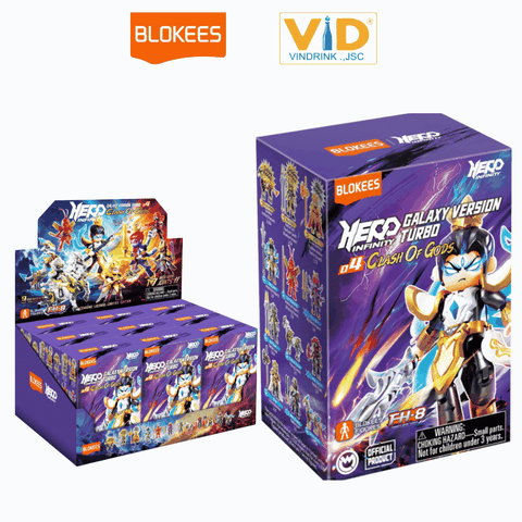 Đồ chơi lắp ghép Mô Hình Blokees Hero Infinity - Galaxy Version Turbo 04 - Clash of Gods