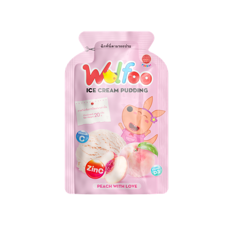 Kem Pudding Wolfoo hương trái cây 120g