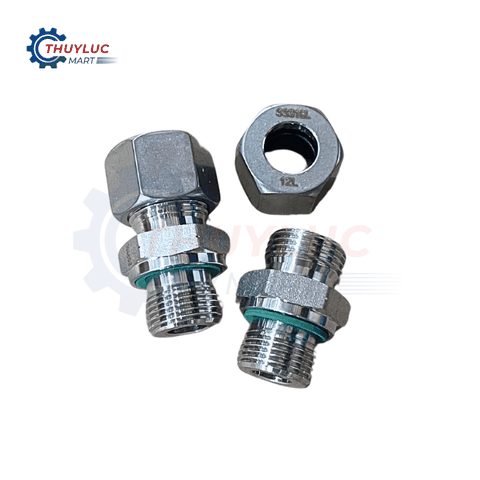 Nối thẳng SS316, 12L - G3/8