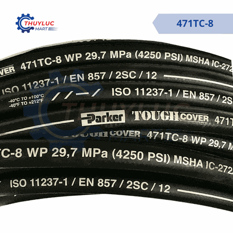 Ống thủy lực Parker da bóng 1/2'' 2SC, 471TC-8