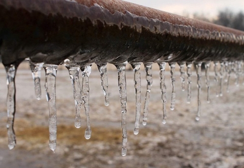 Ống nước đóng băng