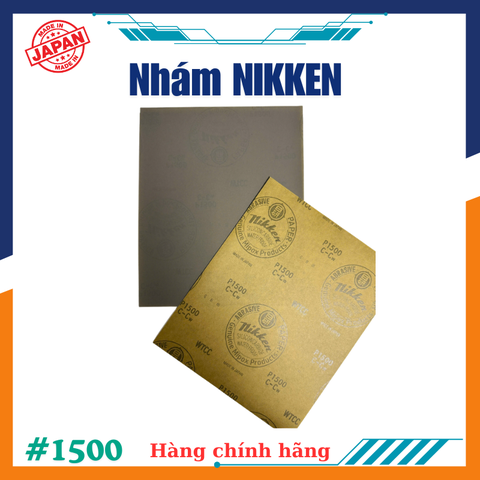 Giấy nhám tờ # 1500 NIKKEN- WTCC Nhật Bản