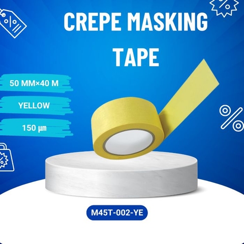 Băng keo giấy Crepe Model M45T-002-YE