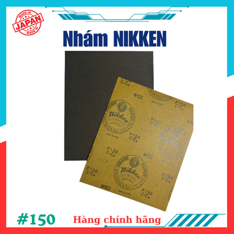 Giấy nhám tờ #150 NIKKEN- WTCC Nhật Bản