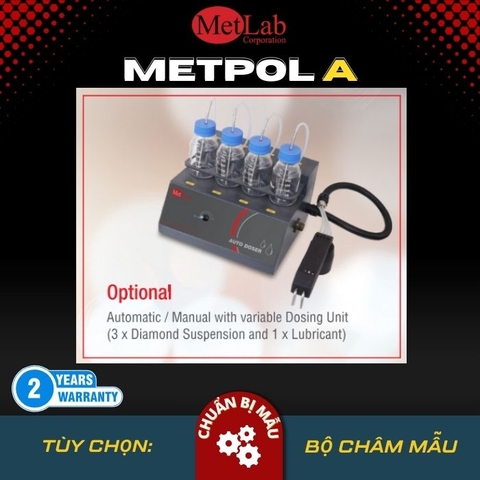 Máy mài và đánh bóng tự động Metpol A central force