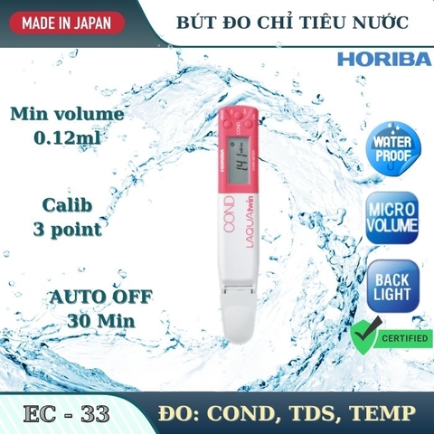 Bút đo chỉ tiêu EC của nước model EC-33