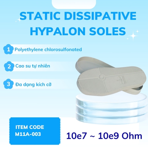 Đế giày phân tán tĩnh điện Hypalon Model M11A-003