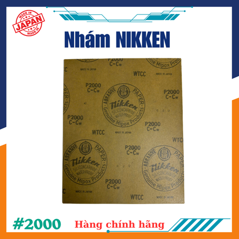 Giấy nhám tờ # 2000 NIKKEN- WTCC Nhật Bản