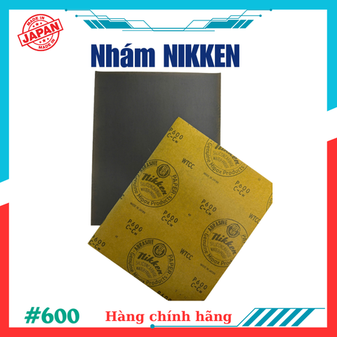 Giấy nhám tờ # 600 NIKKEN- WTCC Nhật Bản