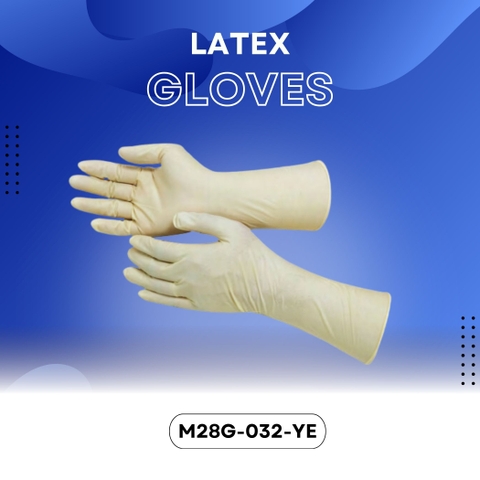 Găng tay Latex model M28G-032-YE