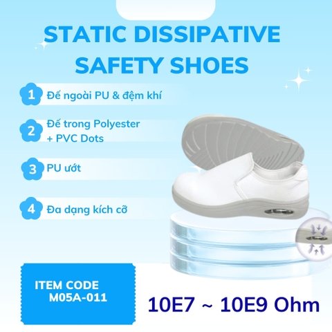 Giày bảo hộ an toàn tĩnh điện Model M05A-011